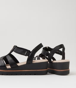 WASTROS DJ BLACK BLACK SOLE LEATHER