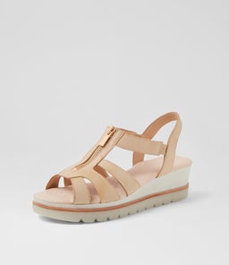 WASTROS DJ CAMEL IVORY SOLE LEATHER