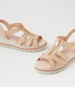 WASTROS DJ CAMEL IVORY SOLE LEATHER