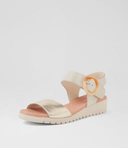 MANESSAY DJ PALE GOLD ALMOND LEATHER