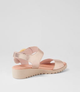 MANESSAY DJ PL ROSE GOLD NUDE SOLE LEATHER
