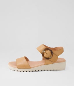 MANESSAY DJ DK TAN ALMOND SOLE LEATHER