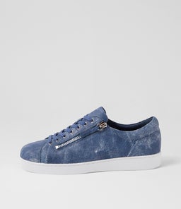 JELORIAS DJ BLUE DISTRESS DENIM LEATHER