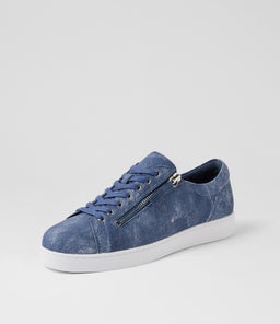 JELORIAS DJ BLUE DISTRESS DENIM LEATHER