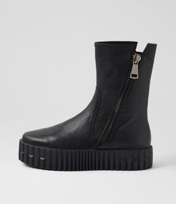 BLUMA DJ BLACK BLACK SOLE LEATHER