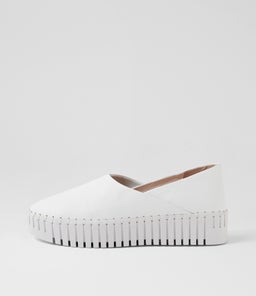 BLEU DJ WHITE WHITE SOLE LEATHER