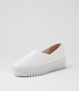 BLEU DJ WHITE WHITE SOLE LEATHER