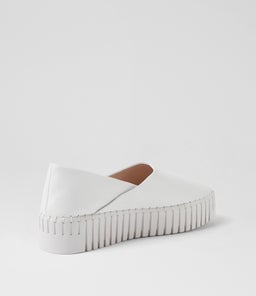 BLEU DJ WHITE WHITE SOLE LEATHER