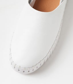 BLEU DJ WHITE WHITE SOLE LEATHER