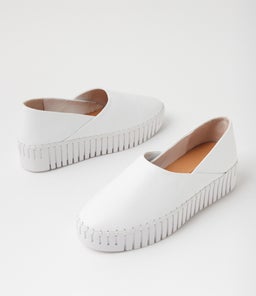 BLEU DJ WHITE WHITE SOLE LEATHER