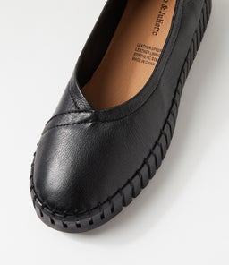 BEATON DJ BLACK BLACK SOLE LEATHER