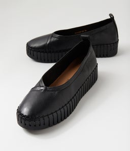 BEATON DJ BLACK BLACK SOLE LEATHER