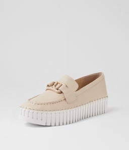 BURGESY DJ VANILLA WHITE SOLE LEATHER