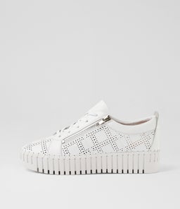BOWIEZ DJ WHITE WHITE SOLE LEATHER