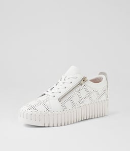 BOWIEZ DJ WHITE WHITE SOLE LEATHER