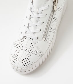 BOWIEZ DJ WHITE WHITE SOLE LEATHER