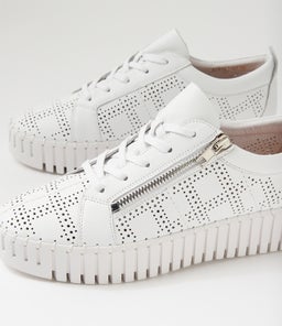 BOWIEZ DJ WHITE WHITE SOLE LEATHER