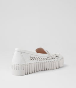 BROGANY DJ WHITE WHITE SOLE LEATHER