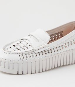 BROGANY DJ WHITE WHITE SOLE LEATHER
