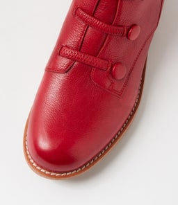 CHILLSY DJ DK RED TUMBLE LEATHER