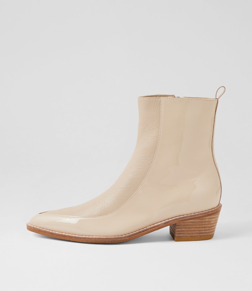 Dentan Vanilla Patent Leather Ankle Boots Dentan Vanilla Patent Leather Ankle Boots