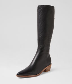 DESTA DJ BLACK NATURAL HEEL LEATHER