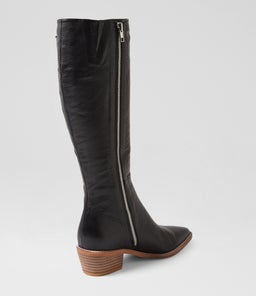 DESTA DJ BLACK NATURAL HEEL LEATHER