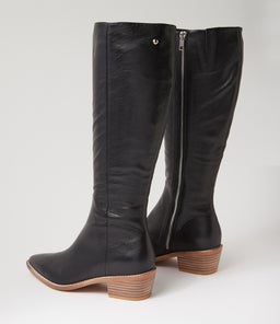 DESTA DJ BLACK NATURAL HEEL LEATHER