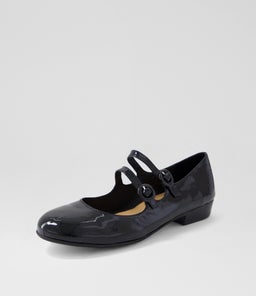 DEEN DJ BLACK PATENT LEATHER