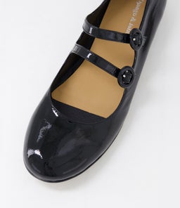 DEEN DJ BLACK PATENT LEATHER
