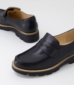 DORTE DJ BLACK BLACK SOLE LEATHER