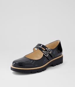 DABBIE DJ BLACK BLACK SOLE PATENT LEATHER