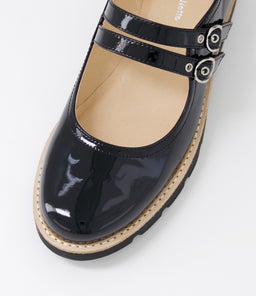 DABBIE DJ BLACK BLACK SOLE PATENT LEATHER