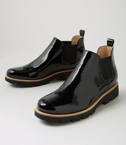 DRARIA DJ BLACK BLACK SOLE PATENT LEATHER