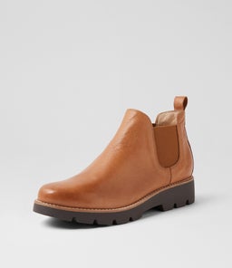 DRARIA DJ DK TAN CHOC SOLE LEATHER