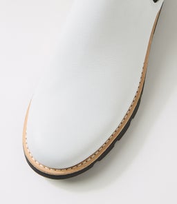 DRARIA DJ WINTER WHITE BLACK SOLE LEATHER