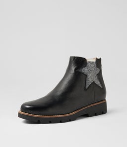 DIXEYS DJ BLACK LEATHER ELASTIC