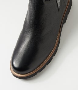 DIXEYS DJ BLACK LEATHER ELASTIC