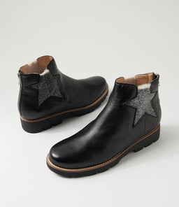DIXEYS DJ BLACK LEATHER ELASTIC