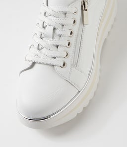 EAMMES DJ WHITE LEATHER