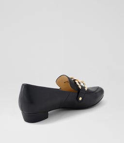 ESBEN DJ BLACK BLACK HEEL LEATHER