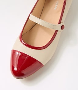ERNST DJ DK RED VANILLA PATENT LEATHER
