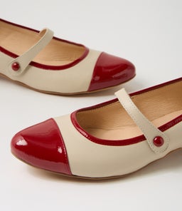 ERNST DJ DK RED VANILLA PATENT LEATHER