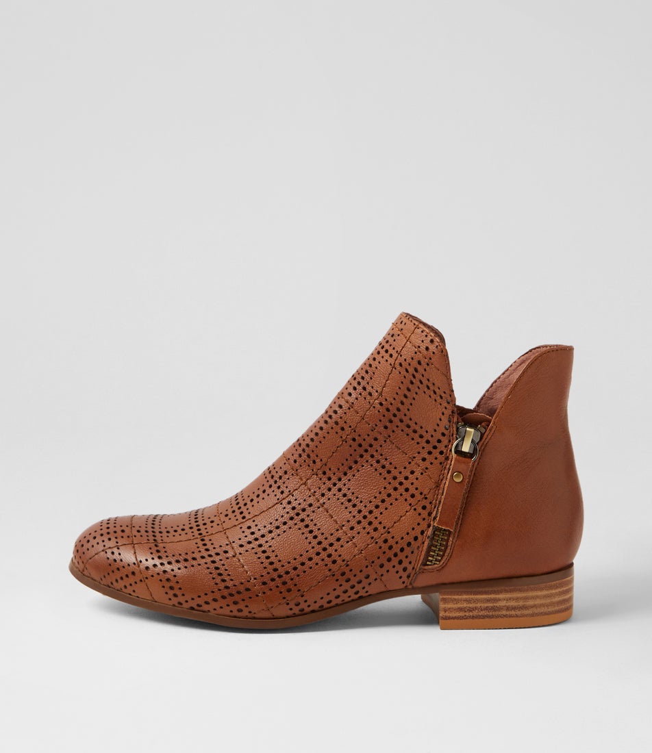 Feray Drambuie Leather Ankle Boots Feray Drambuie Leather Ankle Boots