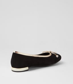 FOYARS DJ BLACK GOLD SUEDE LEATHER