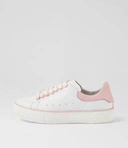 FALIT DJ WHITE PINK LEATHER