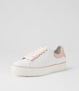 FALIT DJ WHITE PINK LEATHER
