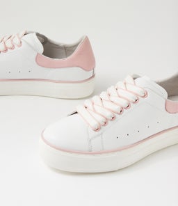 FALIT DJ WHITE PINK LEATHER