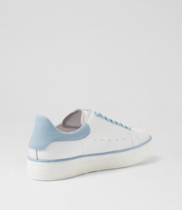 FALIT DJ WHITE BLUE LEATHER