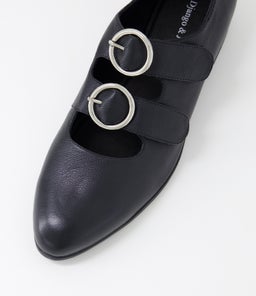 GIFTH DJ BLACK LEATHER